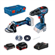 Zestaw elektronarzędzi 18V Bosch 0615990M47 1x5.0Ah, 1x2.0Ah