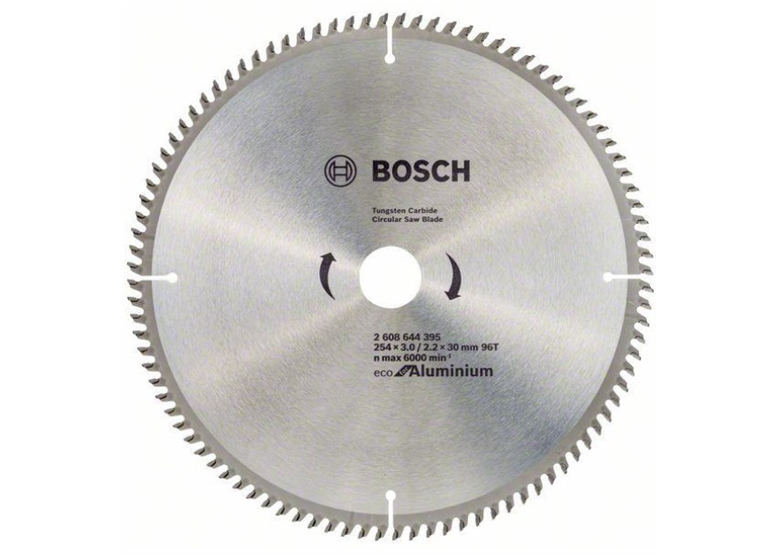Piła zębata do aluminium 254x30mm Z96 Bosch ECO Alu
