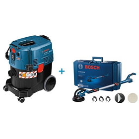Odkurzacz przemysłowy Bosch GAS 35 M AFC + Szlifierka do gipsu Bosch GTR 55-225