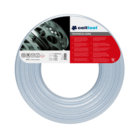 Wąż zbrojony techniczny 12,5 mm x 2,5 mm 25 mb REG EU 2011 A-B-C NOWOŚĆ Cellfast C 20-241
