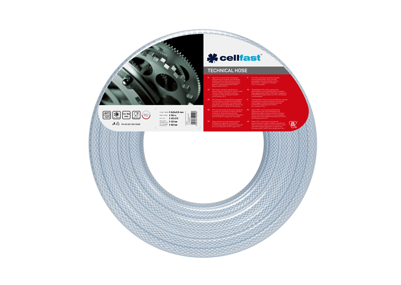 Wąż zbrojony techniczny 6,0 mm x 2,0 mm 50 mb Cellfast C 20-272