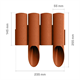 Palisada ogrodowa 4 STANDARD Cellfast C 34-043
