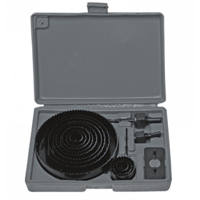 Otwornice puszkowe do drewna 12 sztuk 19-127mm Dedra 0793