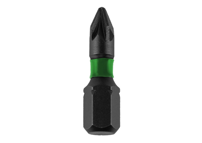 Końcówki wkrętakowe udarowe PZ2x25mm, 10szt. Dedra 18A51PZ20-10