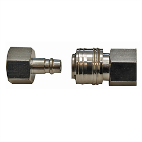 Komplet szybkozłączek gwint wewnętrzny 1/4"" Dedra A535410