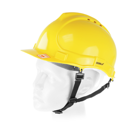 Kask ochronny, zielony, 4-punktowy pasek podbródkowy Dedra BH1088