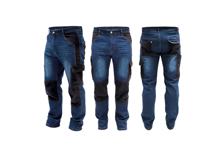 Spodnie jeans rozm.XXL, denim 280g/m2 Dedra BH45SP-XXL