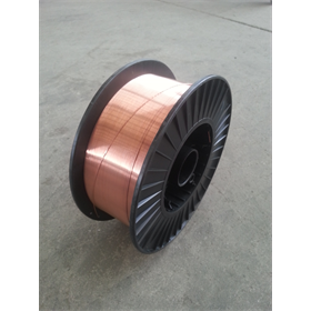 Drut spaw. stalowy pokryty miedzią 0.8mm, 5kg szpula plastik Dedra DESMC0805A
