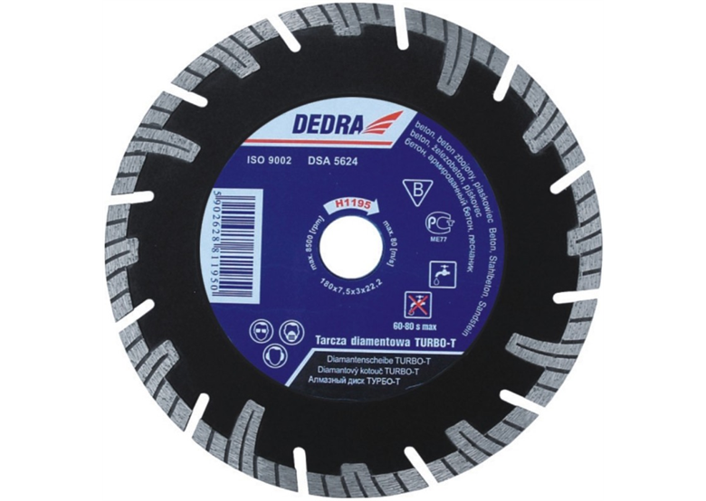 Tarcza Turbo-T 350mm/25,4 Dedra H1199E-35