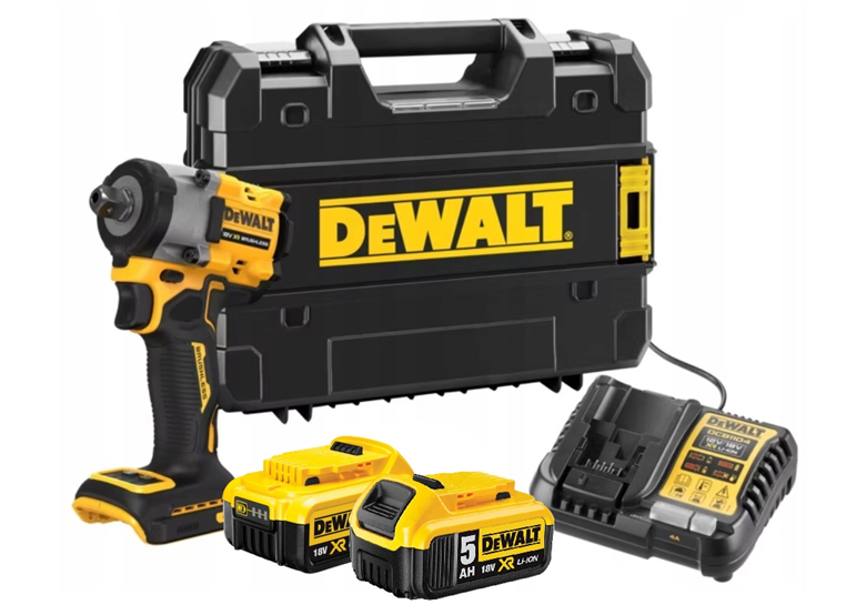 Klucz udarowy DeWalt 18V XR DCF922P2T 2x5.0Ah