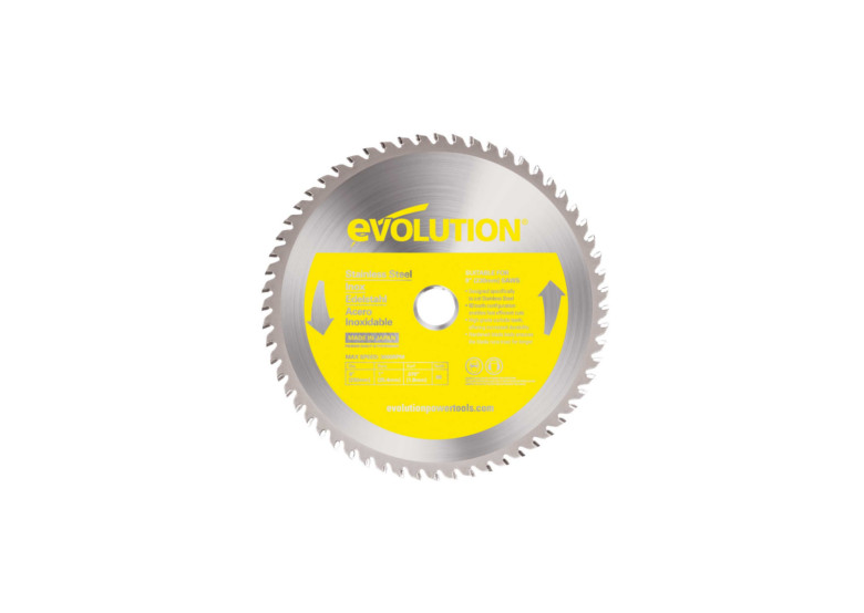 Piła widiowa TCT do cięcia stali nierdzewnej 230x25,4mm Z60 Evolution EVO-230-60-SN