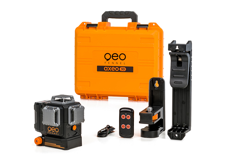 Zielony laser krzyżowy płaszczyznowy 3x360° Geo-Fennel AXEO 3D