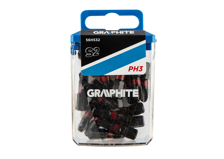 Bity udarowe PH3x25mm, 20szt. Graphite 56H532