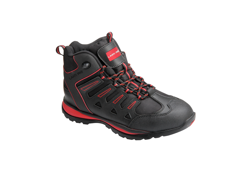Buty skóra/oxford szaro-czerwone, sb sra, 40 Lahti Pro L3010740