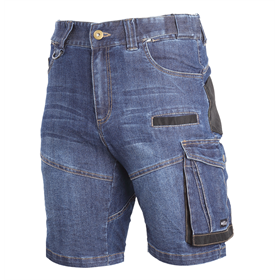 Spodenki robocze krótkie jeans ze wzmocnieniem XL Lahti Pro L4070704