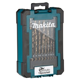 Zestaw wierteł do metalu HSS-Co 19szt. Makita D-67561