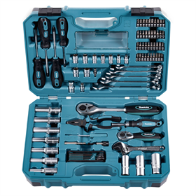 Zestaw narzędzi ręcznych, 87 elementów Makita E-08458