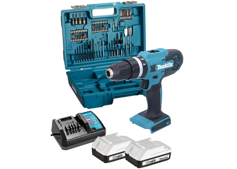 Wiertarko-wkrętarka udarowa Makita HP488D007 2x2.0Ah