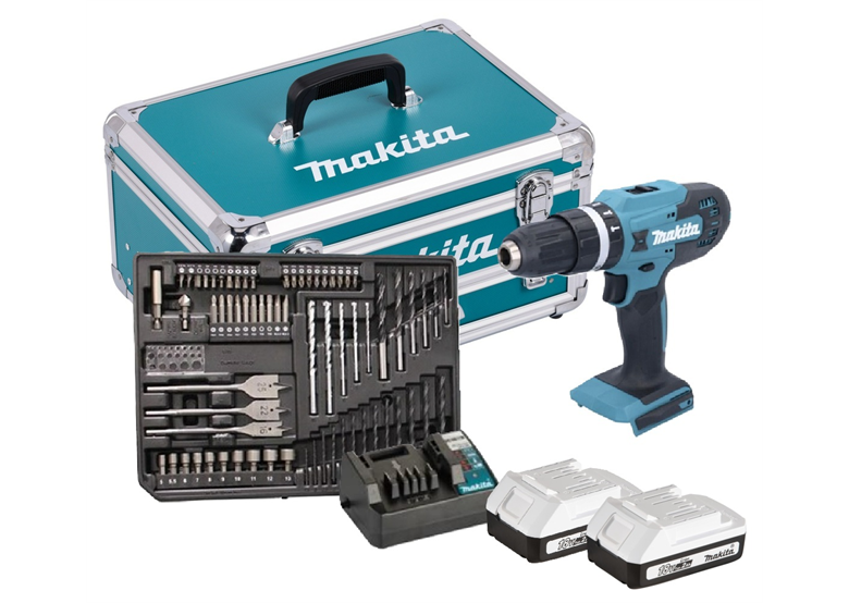 Wiertarko-wkrętarka udarowa Makita HP488D008 2x2.0Ah