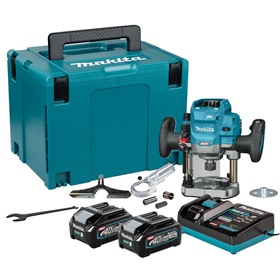 Frezarka górnowrzecionowa Makita XGT RP001GM201 2x4.0Ah