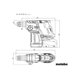 Kombimłotek SDS-Plus Metabo KH 18 LTX BL 24
