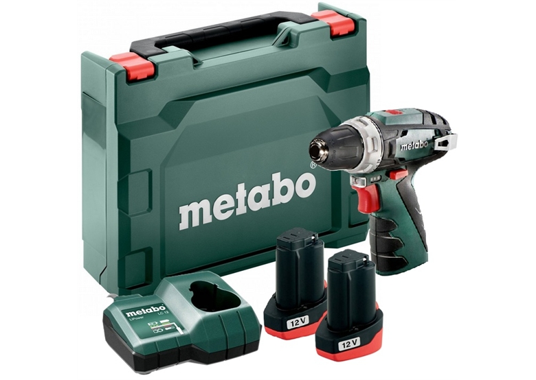Wiertarko-wkrętarka Metabo PowerMaxx BS 2x2.0Ah
