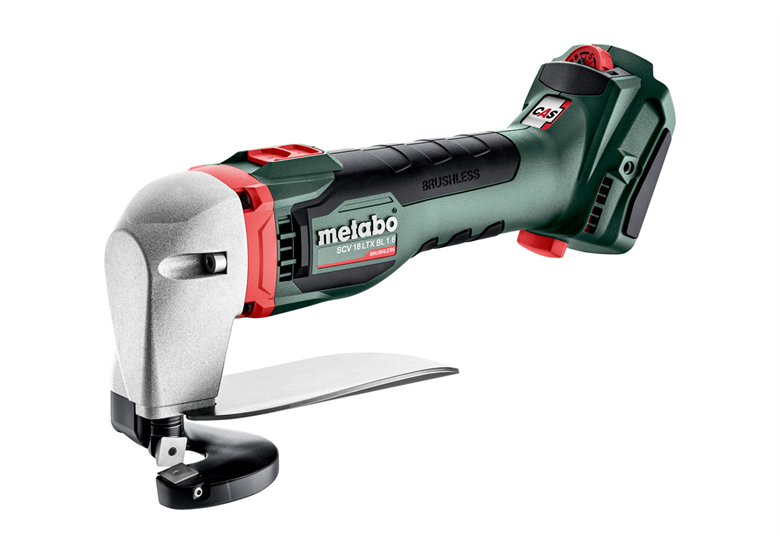 Akumulatorowe nożyce do cięcia blachy Metabo SCV 18 LTX BL 1.6
