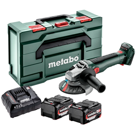 Szlifierka kątowa Metabo W 18 LT BL 11-125 2x4.0Ah