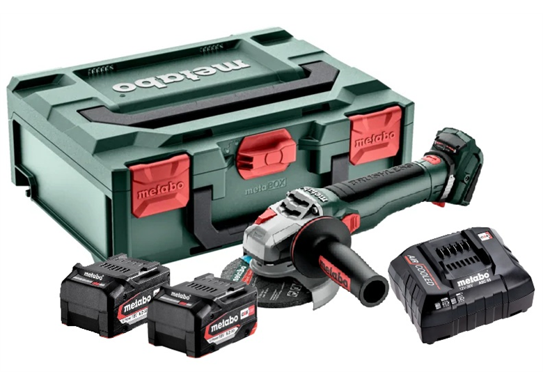 Szlifierka kątowa Metabo WB 18 LT BL 11-125 Quick 2x5.2Ah