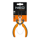 Szczypce precyzyjne wydłużone wygięte 140mm Neo 01-103