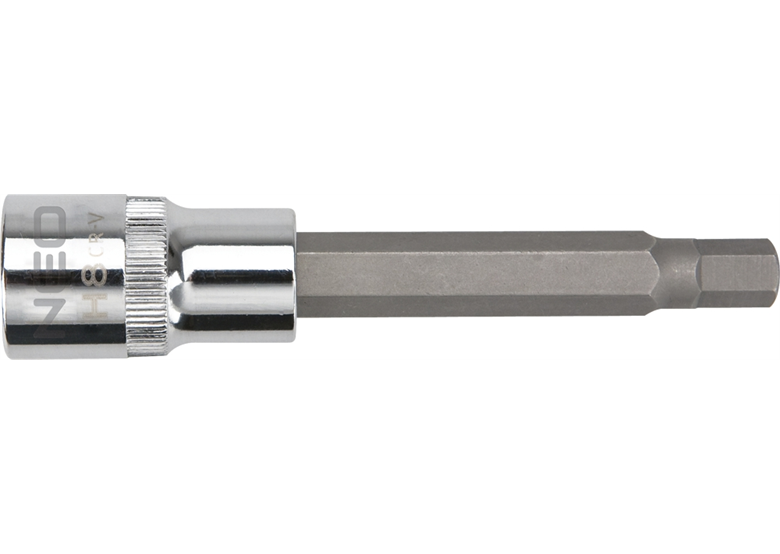 Końcówka sześciokątna na nasadce 1/2", H10x100mm Neo 08-784