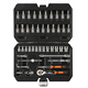 Klucze nasadowe, 1/4”, CrV, zestaw 46szt. Neo 10-004