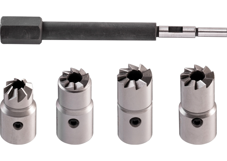 Frezy do gniazd zaworowych diesel, zestaw 4szt. Neo 11-218