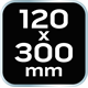 Ścisk stolarski 120 x 300mm Neo 45-453