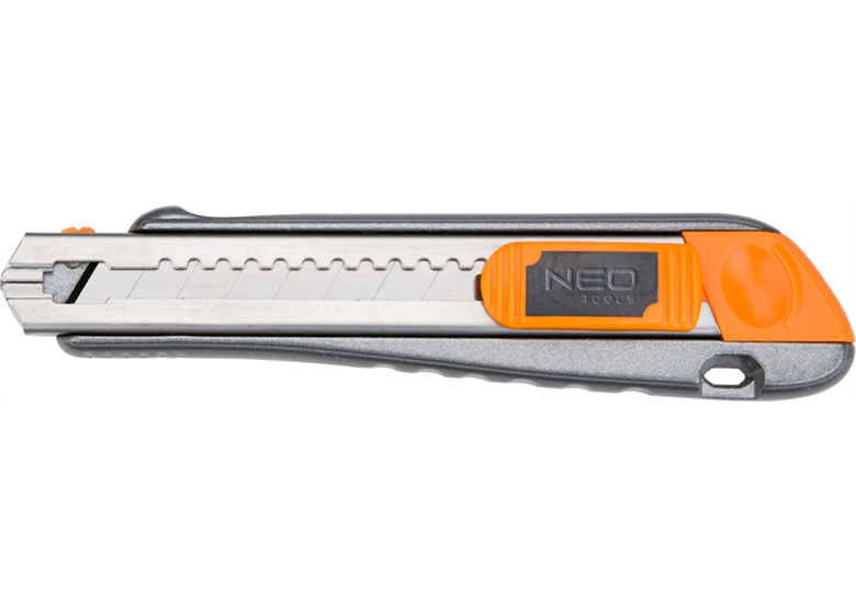 Nóż z ostrzem łamanym 18mm, metalowy korpus Neo 63-021