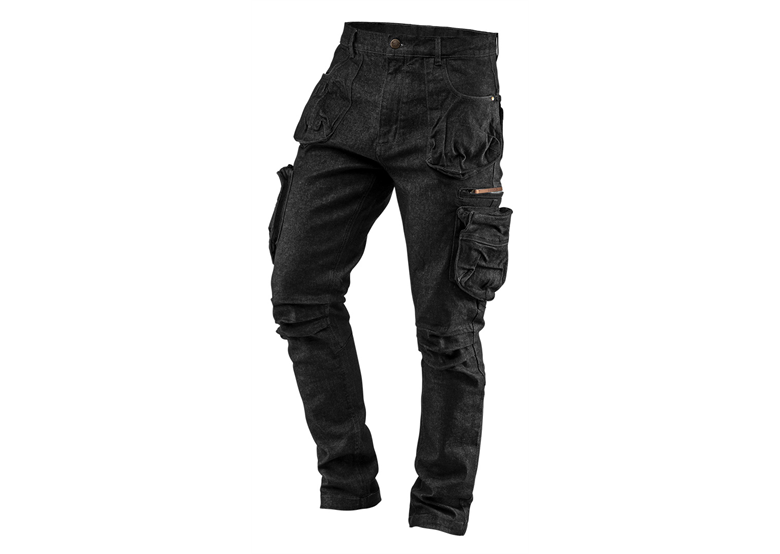Spodnie robocze DENIM, czarne XXXL Neo 81-233-XXXL