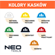 Biały hełm przemysłowy do pracy na wysokościach Neo 97-211
