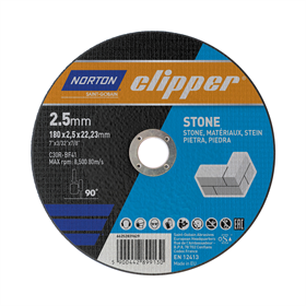 Tarcza do cięcia kamienia 180x2,5 mm Norton C30R-180x2.5x22.2-T41 NOR-Clipper