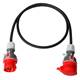 Przedłużacz siłowy 400 V Plastrol PS-S G RN IP44 (5X2,5) H07RN-F  - CZARNY