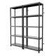 Regał warsztatowy z tworzywa sztucznego Qbrick Regular Shelving System 74/32x5