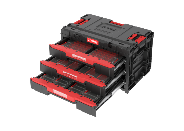 Skrzynia z szufladami Qbrick System ONE 2.0 DRAWER 3 TOOLBOX PROMO Compact Organizers SET