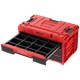 Zestaw szuflad na platformie kołowej Qbrick System ONE 2.0 WORKSHOP DRAWERS SET nr 5 RED Ultra HD Custom
