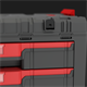 Skrzynka z szufladami Qbrick System PRIME DRAWER 4 TOOLBOX BASIC