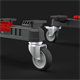 Kółka do szuflad Qbrick System PRIME DRAWERS MOBILE ADAPTERS