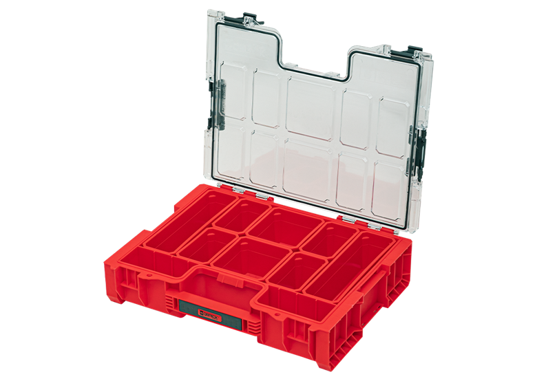 Organizer z wyjmowanymi kubełkami Qbrick System PRO ORGANIZER 300 RED Ultra HD Custom