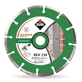 Tarcza segmentowa SEV230 22,2mm Rubi S230/22,2mm