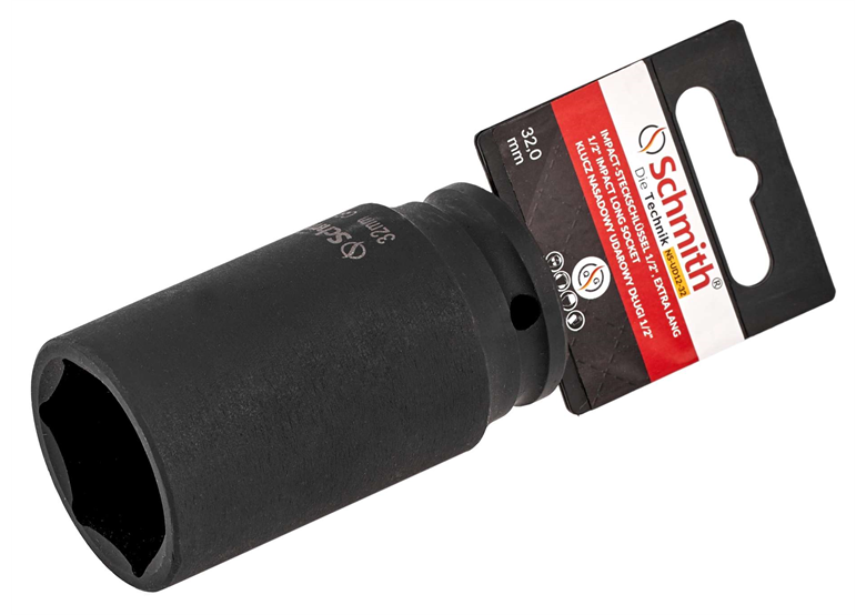 Klucz nasadowy udarowy długi 1/2" 18mm Schmith NS-UD12-18