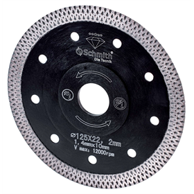 Tarcza diamentowa premium slim 125x1,4x10x22,2mm Schmith SDSS-02