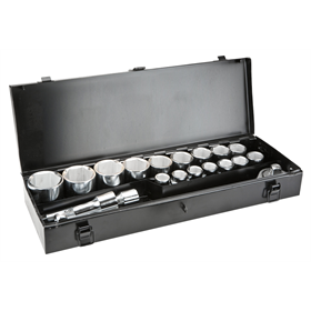 Klucze nasadowe 3, 4", zestaw 20szt. Topex 38D296