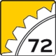Grzechotka krótka podwójna 1/2" x 3/8", 175mm Topex 38d543